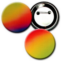 2" Diameter Button w/ Changing Colors Lenticular Effects - Yellow/Red/Blue (Blank)